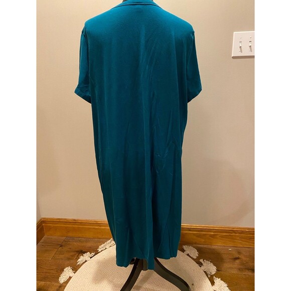 TWO Old Navy Dresses Plus Size XXL Green & Gray T-Shirt Stretchy Soft Casual - Picture 3 of 12